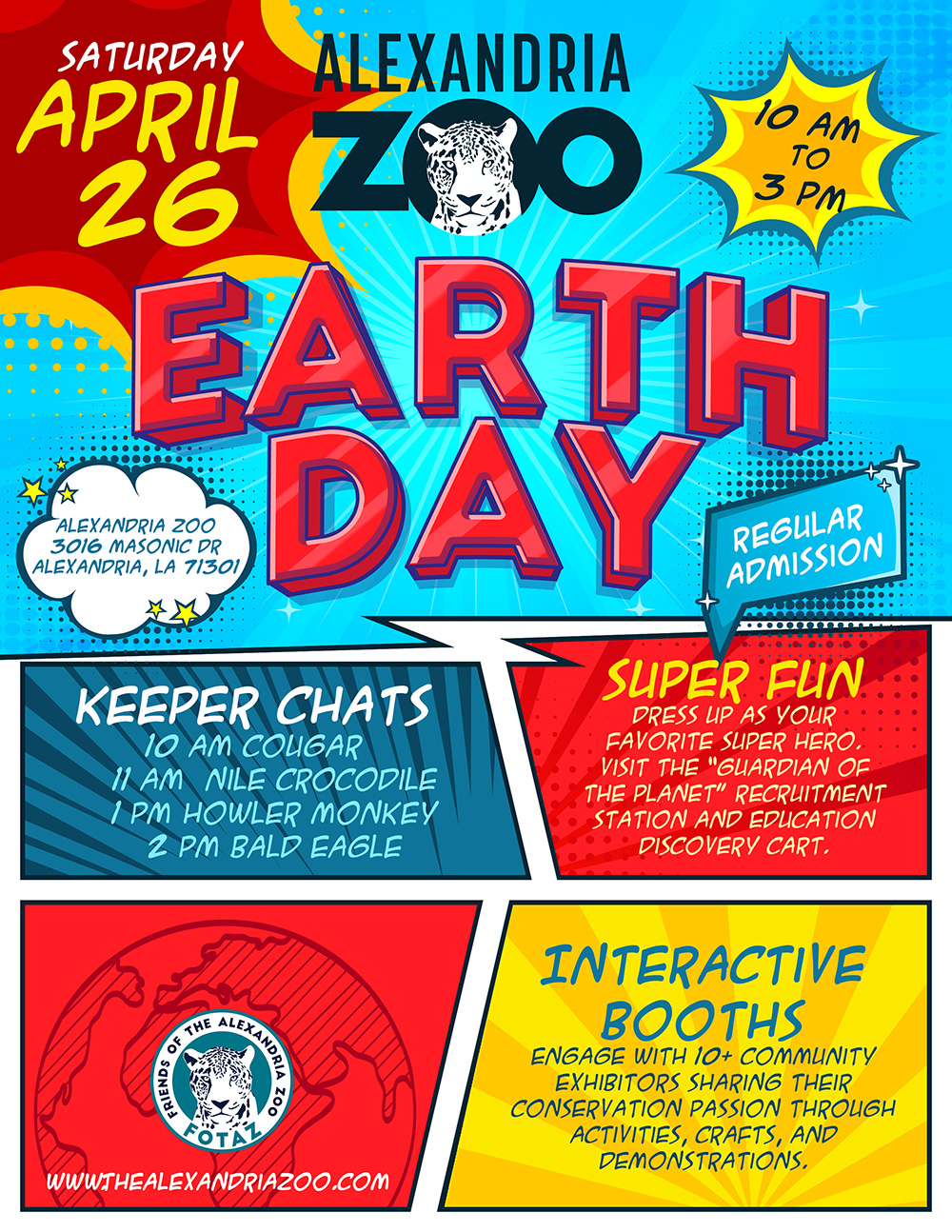 Alexandria Zoo Earth Day