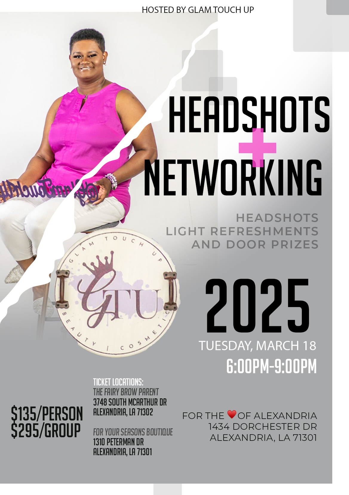 HEADSHOTS + NETWORKING 