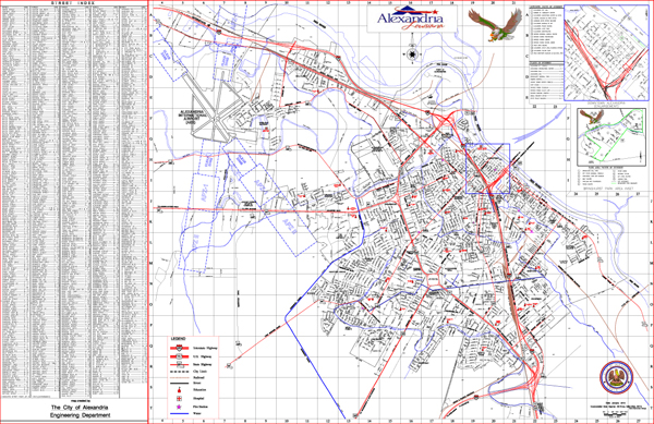 Alexandria City Map